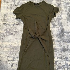 Theory Knotted T-Shirt Dress